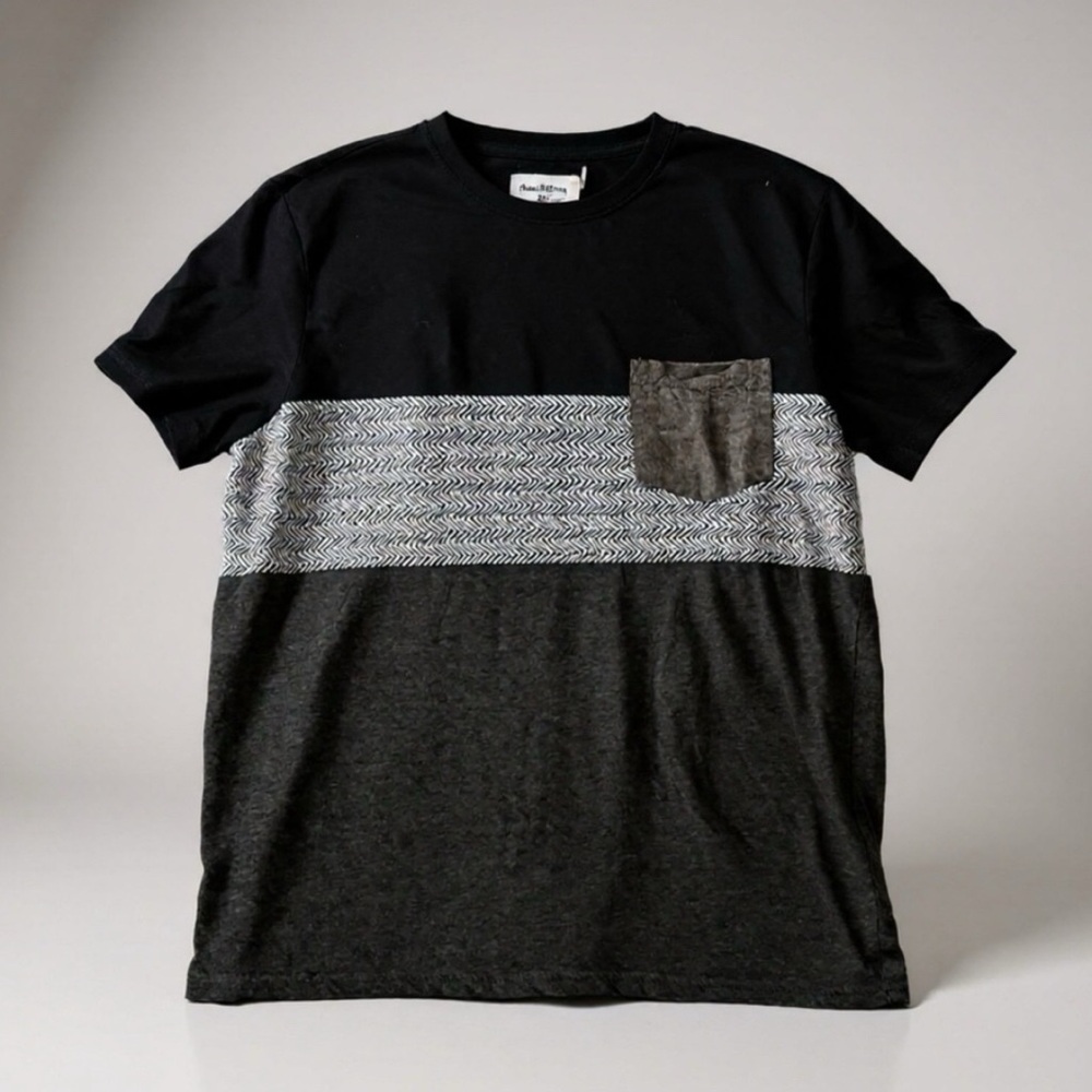 Goodfellow & Co Black and Gray Block Tee - Picture 2 of 3